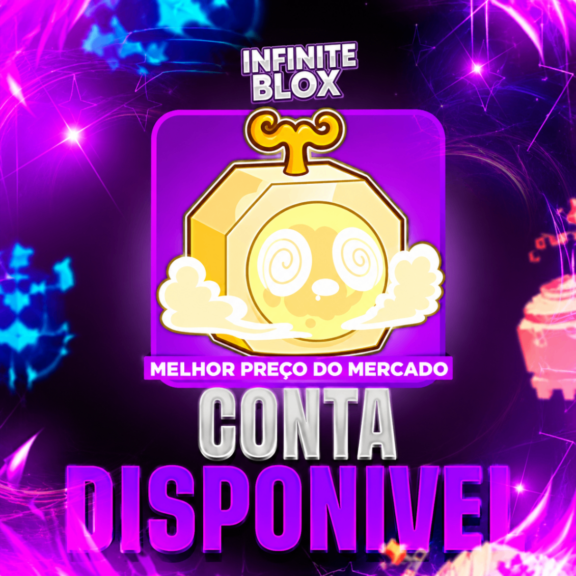 「💛」DIVINE PORTAL OU CONTA DE BLOX FRUITS GARANTIDA!!! TESTE SUA SORTE 🔥